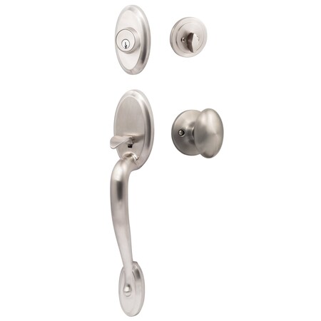 Sure-Loc Hardware Sure-Loc Hardware Aspen Handleset, Arapaho Handleset Trim, Satin Nickel AN507-AR 15